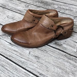 Frye mule slide on boots